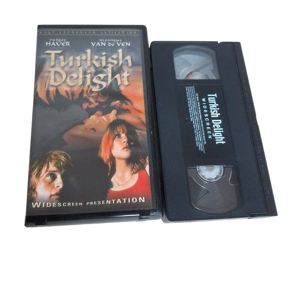 Turkish Delight VHS 2001 Rutger Hauer Monique Van De Ven Clamshell Widescreen